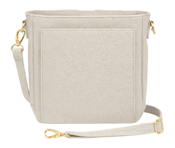 Gun Tote'n Mamas GTM-201 Mini Slim Crossbody Concealed Carry Purse Cowhide Bone