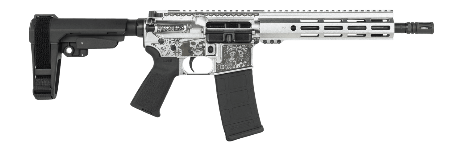 Shark Coast Tactical Day of the Dead 5.56 NATO 10.5" 30rd Pistol