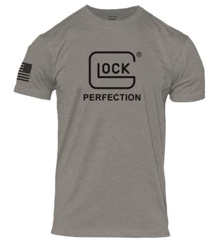 Glock Perfection Short Sleeve T-Shirt Gray XL