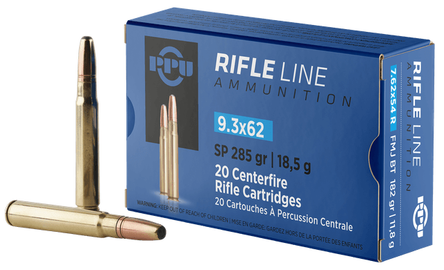 Prvi Partizan 9.3x62mm Mauser 285gr SP 20rd Box