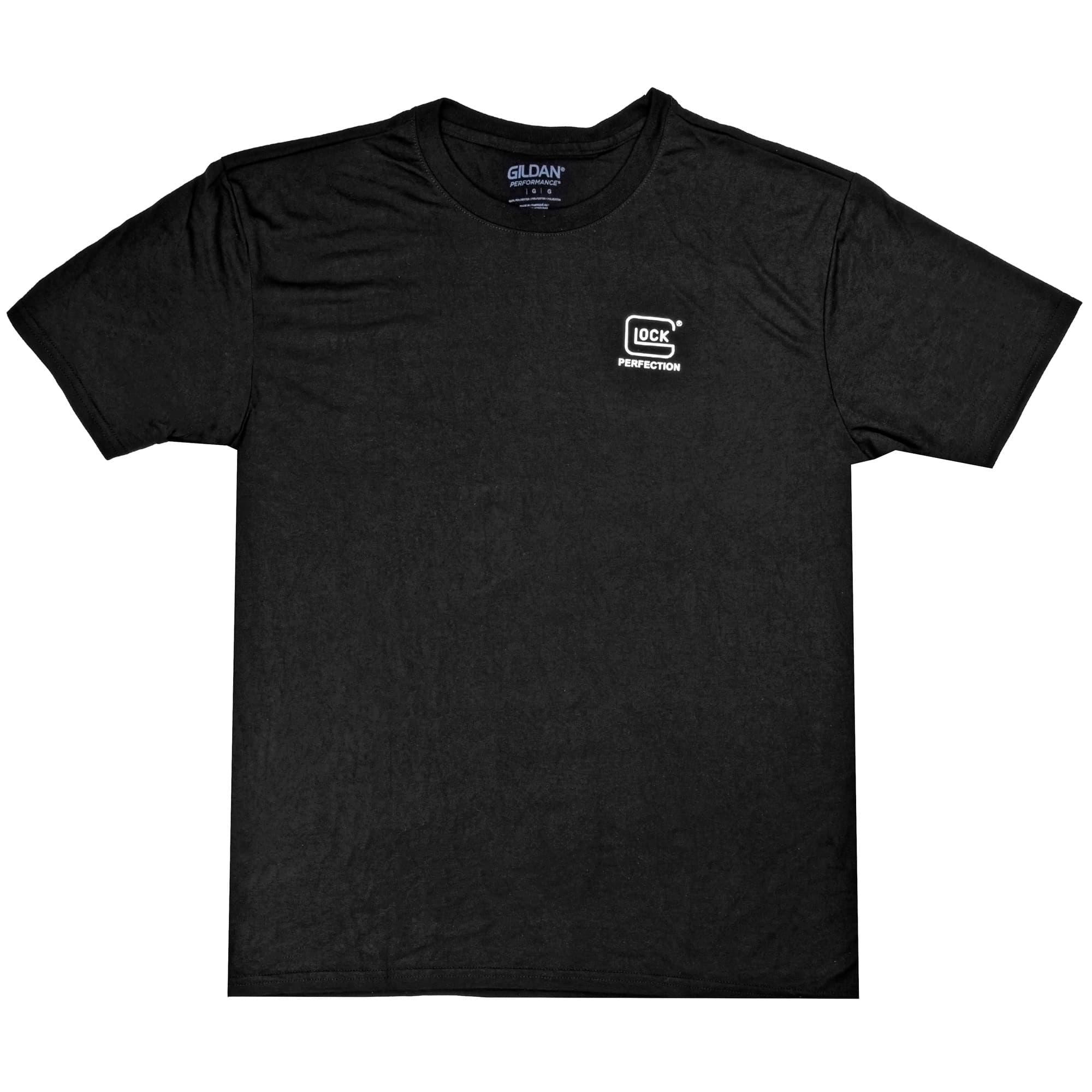 Glock AA11005 Perfection Black Pre-Shrunk Cotton Short Sleeve 3XL