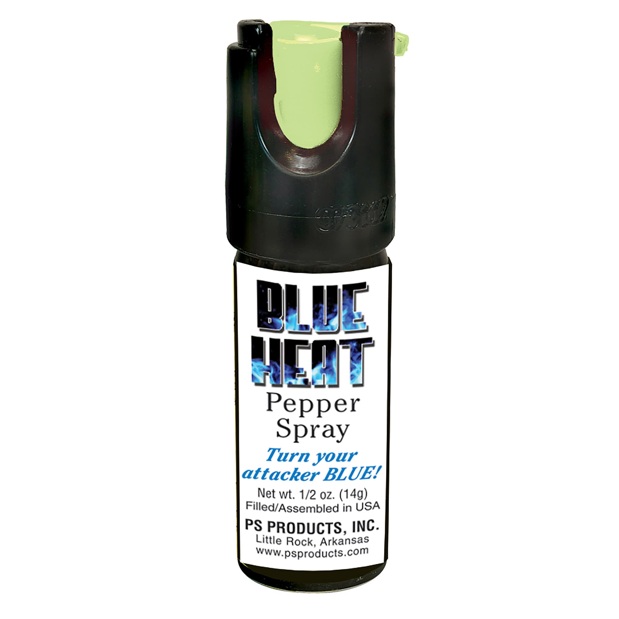 Personal Security Products Eliminator Blue Heat Pepper Spray 1/2 oz with Blue Dye