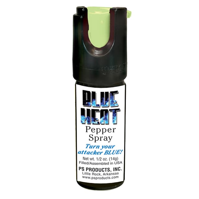 Personal Security Products Eliminator Blue Heat Pepper Spray 1/2 oz with Blue Dye