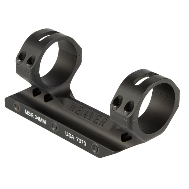 Weaver 34mm Fixed MSR Mount Forward Cantilever Picatinny Matte