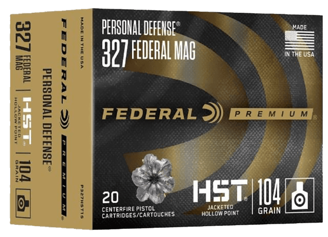 Federal Premium Personal Defense 327 Federal Mag 104gr Jacketed Hollow Point