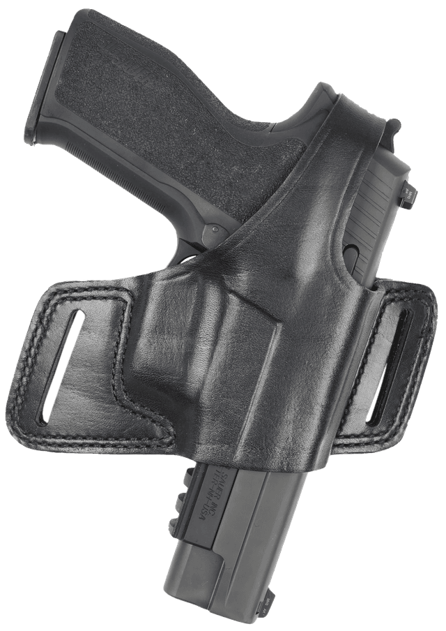 Bianchi 15706 Black Widow OWB Size 01 Black Leather Belt Slide Fits S&W J Frame Fits Taurus 85 Fits Charter Arms Undercover Right Hand