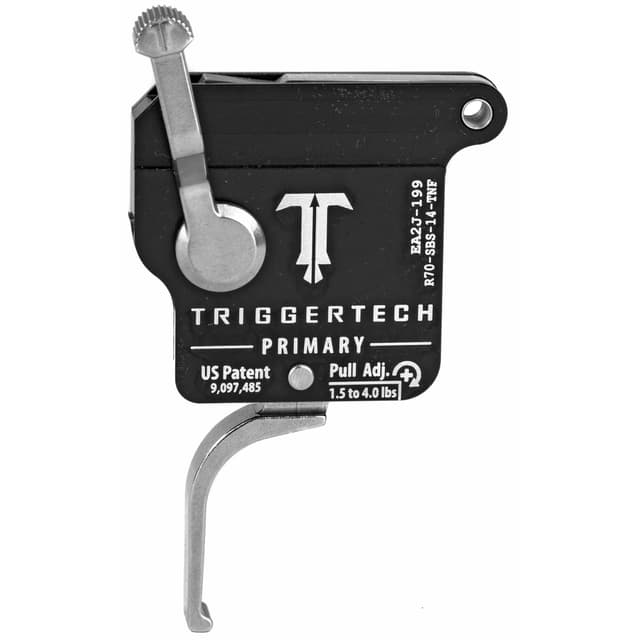 Trigger Tech R700 Primry Flat Adjustable Silver Trigger 440C Stainless Steel Components
