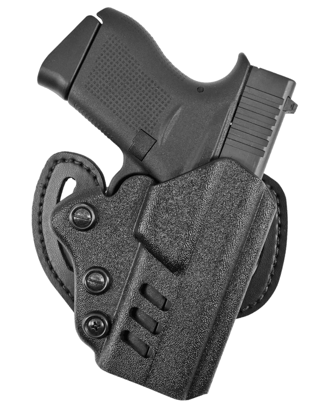 DeSantis Gunhide 042KA8JZ0 Facilitator OWB Black Kydex Belt Slide Fits Sig P365/P365 SAS Right Hand