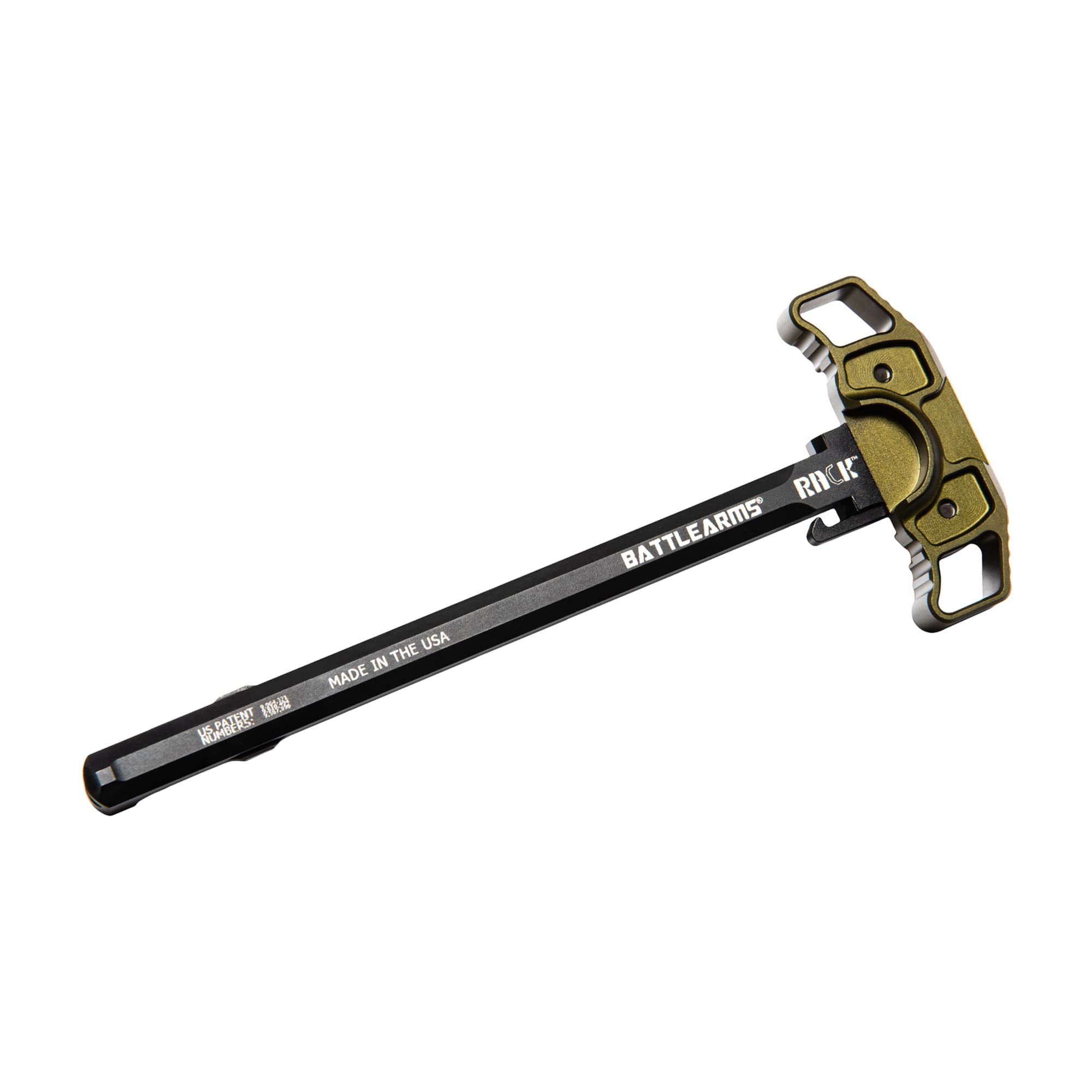Battle Arms Development BAD Rack Charging Handle Olive Drab Green Anodized AR-15