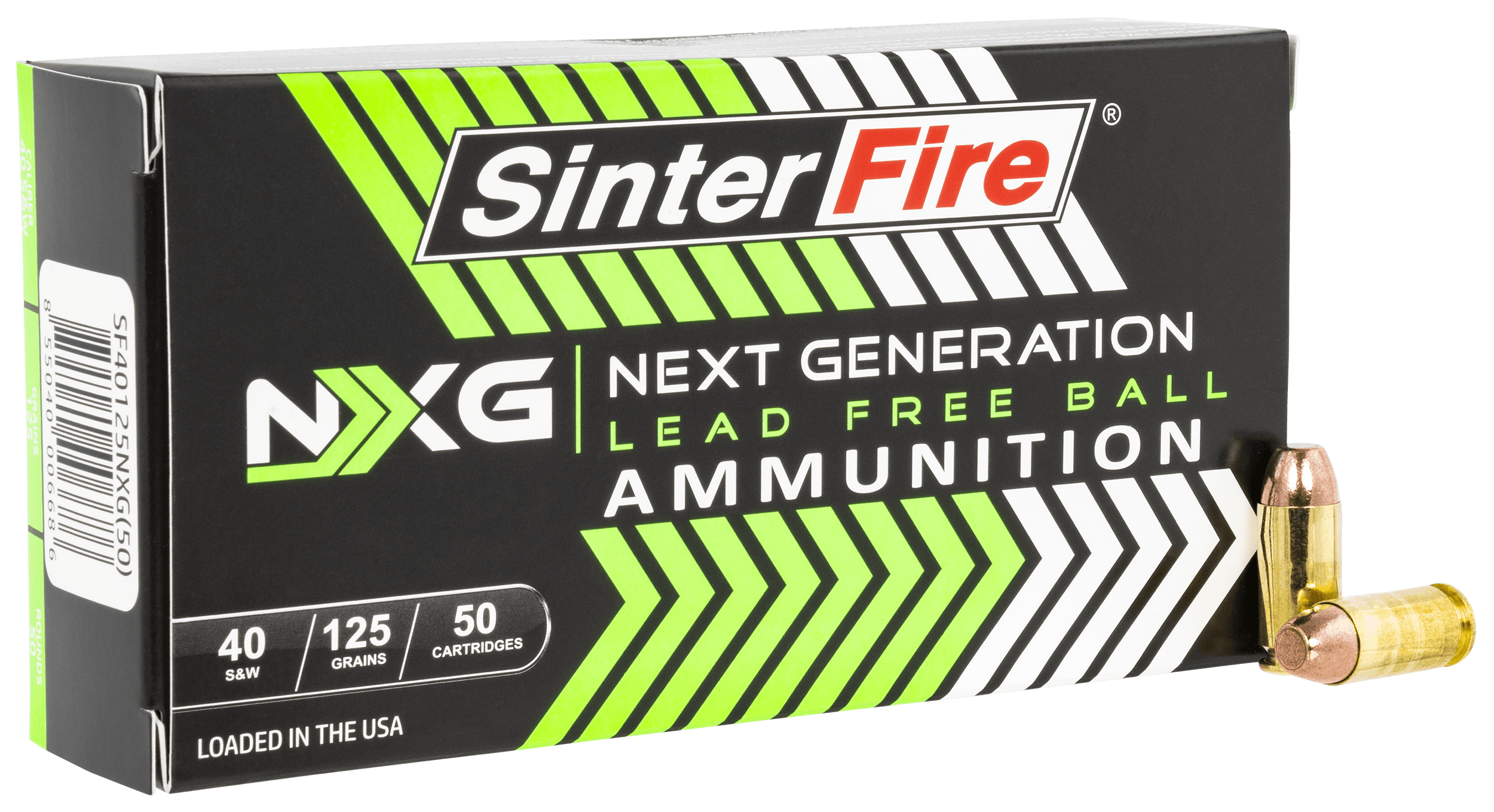 Sinterfire NXG Lead Free Ball Pistol Ammo 40 S&W 125 gr. Lead-Free Ball 50 rd.