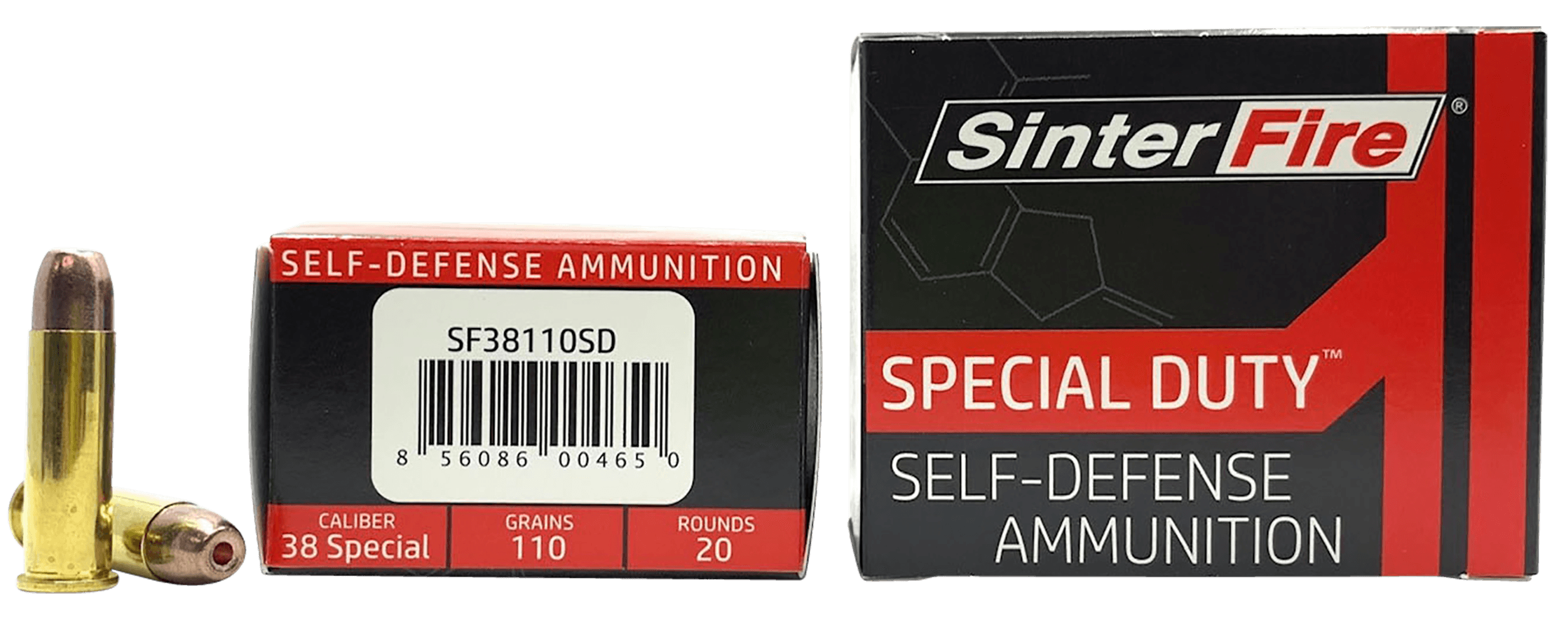 Sinterfire Special Duty Pistol Ammo 38 Spcl. 110 gr. HP 20 rd.