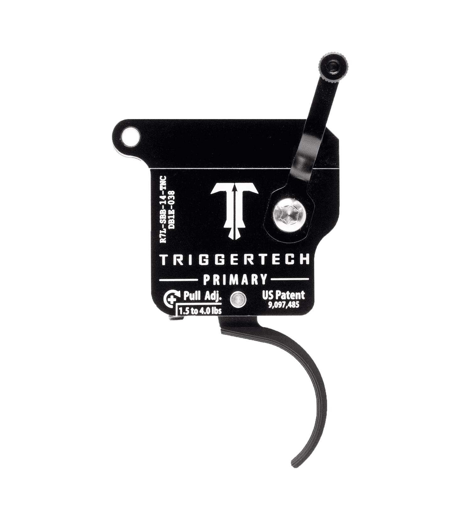 TriggerTech Rem 700 Primary Single Stage Trigger PVD Traditional Curved Safety