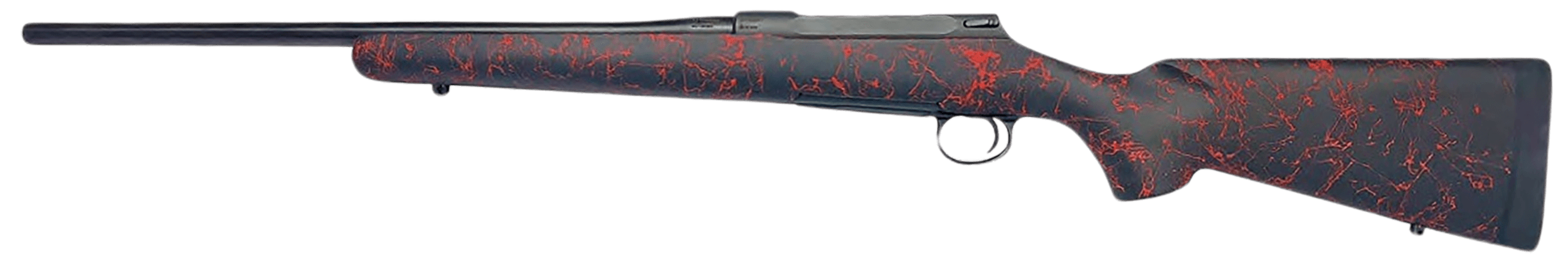 Sauer 80118090 100 Classic XT Sports South Exclusive Full Size 270 Win 5+1 22" Matte Blued Steel Barrel & Drilled & Tapped Steel Receiver, Black/Red Webbing HS Precision Synthetic Stock
