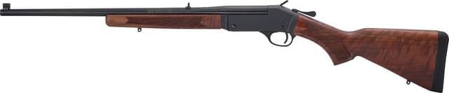 Henry H015223 Single Shot 223 Rem Caliber with 1rd Capacity, 22" Barrel, Overall Blued Metal Finish & American Walnut Stock, Right Hand (Full Size)
