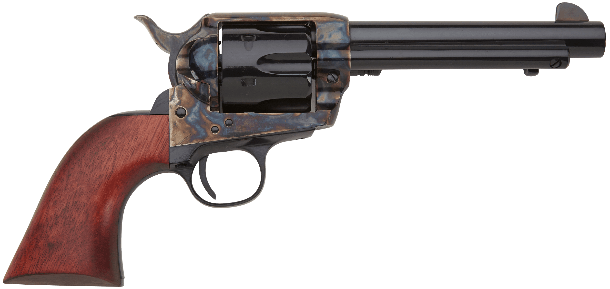 Pietta 1873 GWII Californian Revolver 45 LC 5.5 in. Case hardened/Blue Walnut Grip