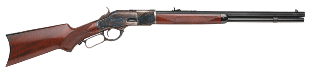 Taylors & Company 550175DE 1873 Taylor Tuned 357 Mag 10+1 20" Octaon Barrel Walnut Fixed Pistol Grip Stock Color Case Hardened