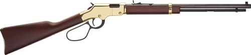 Henry H004VL Golden Boy Large Loop 17 HMR 12+1 20" American Walnut Brass Right Hand