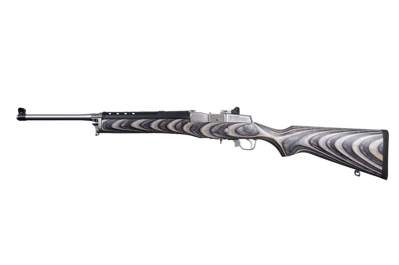 Ruger Mini-14 Ranch 5.56 NATO 18.5 Inch 5 Rounds Stainless Steel Gray