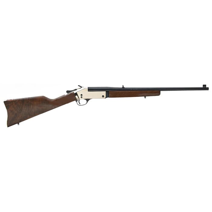 Henry H015B44 Single Shot 44 Remington Magnum 22 Inch Brass Finish Walnut