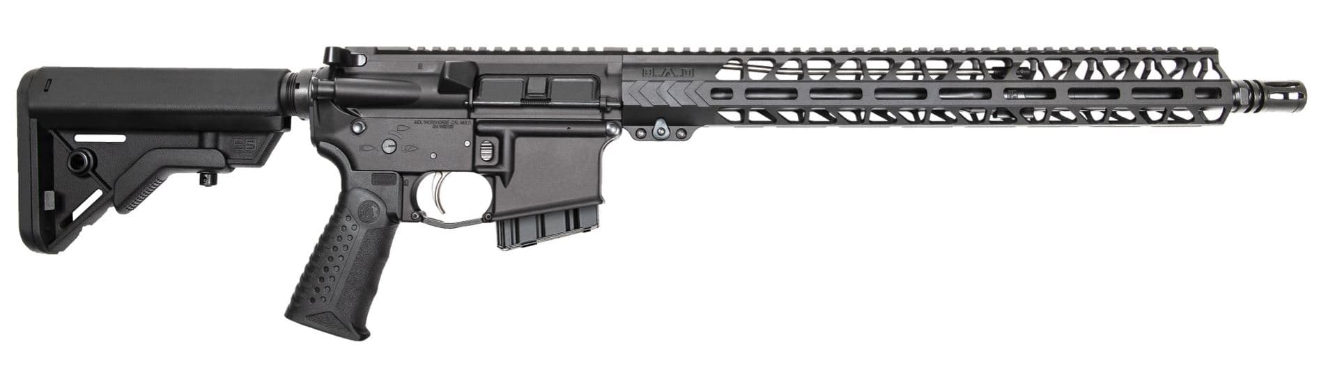 Battle Arms Development CA Compliant Forged WORKHORSE AR15 Rifle - Black | 5.56NATO | 16" Barrel | 15" M-LOK Free-Float Rail | B5 Stock | Nickel Teflon Trigger | CA Complaint MRB Conversion