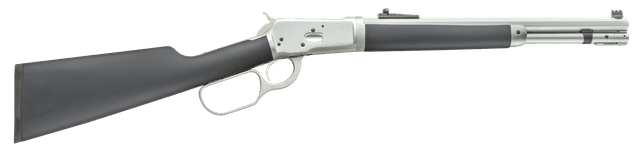 Taylors & Company 220081 1892 Alaskan Take-Down 44 Rem Mag Caliber with 7+1 Capacity, 16" Barrel, Matte Chrome Metal Finish & SoftTouch Black Synthetic Stock (Full Size)