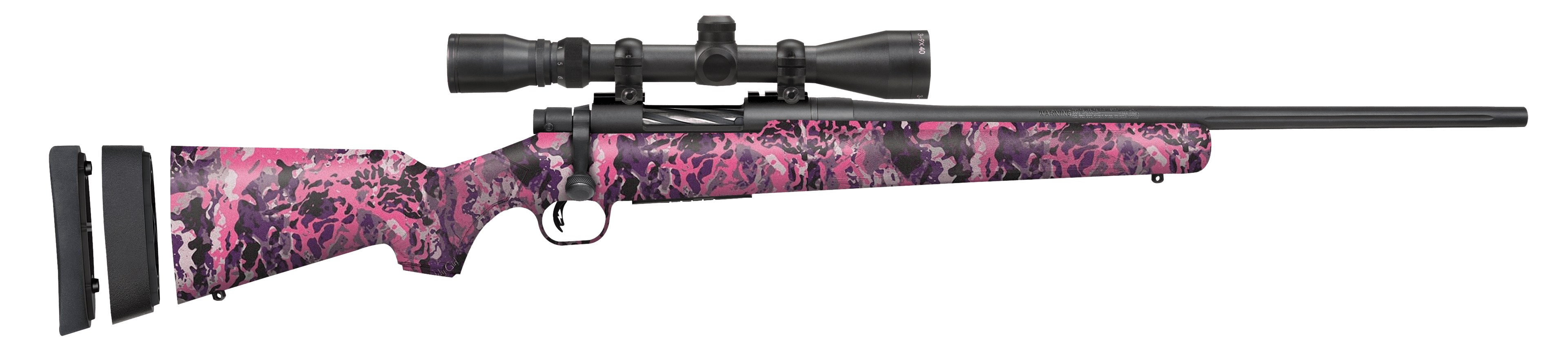Mossberg Patriot Youth Super Bantam Rifle 243 Win 20 in 5 Rounds Muddy Girl Wild