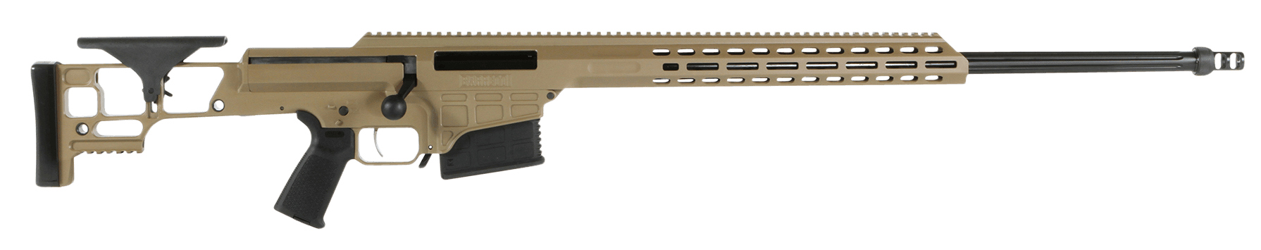 Barrett 18503 MRAD 338 Lapua Mag 26" 10+1 Flat Dark Earth Cerakote Flat Dark Earth Fixed Adjustable Comb Stock Black Polymer Grip Right Hand