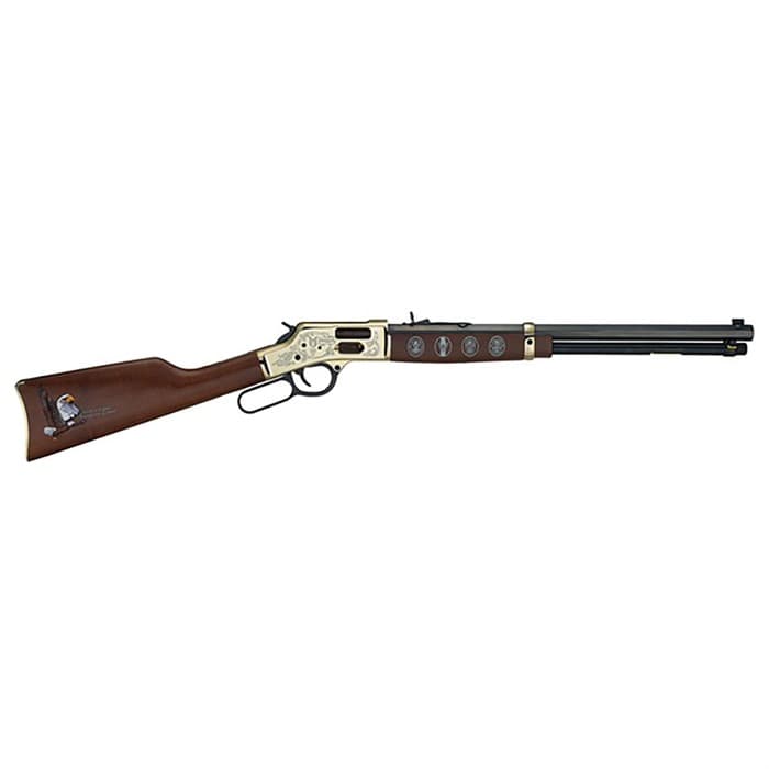 Henry Golden Boy Eagle Scout Tribute Edition 44 Magnum 20 Inch 10 Rounds Engraved Brass Walnut