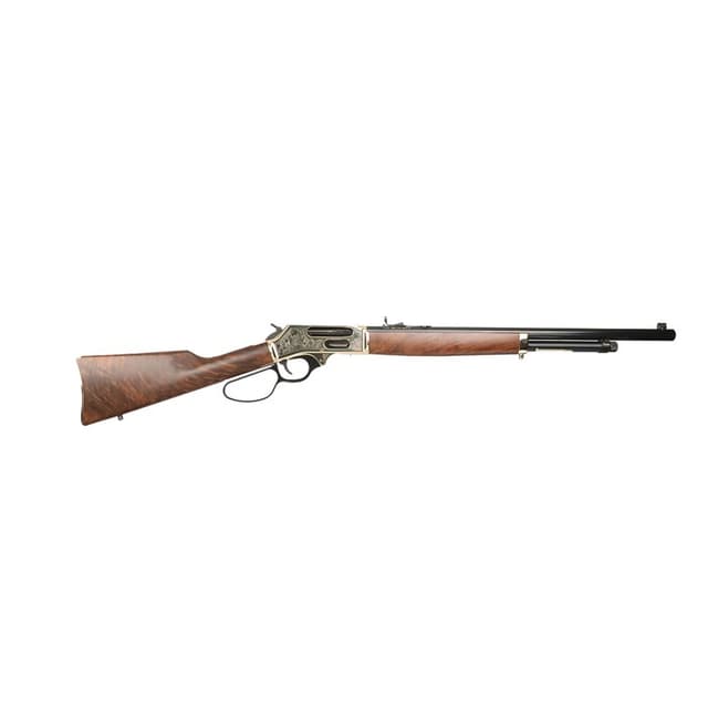 Henry H010BGWL Wildlife 45-70 Government 22" 4 Rounds Polished Brass Engraved