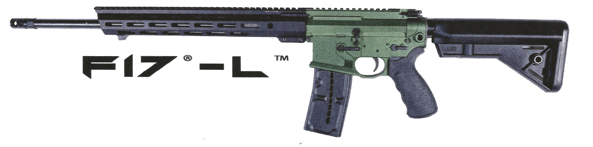 Franklin Armory F17®-L Piston Rimfire Rifle - OD Green | .17 WSM | 20" Barrel | 20rd