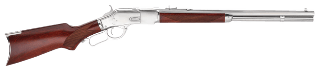 Taylors & Company 550232 1873 45 Colt (LC) Caliber with 10+1 Capacity, 20" Barrel, Silver Metal Finish & Walnut Fixed Pistol Grip Stock (Full Size)