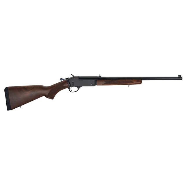 Henry H015360BH Single Shot Full Size 360 Buckhammer 1rd 22" Blued Single Shot Barrel, Blued Drilled & Tapped Stainless Steel Receiver, American Walnut Stock, Right Hand