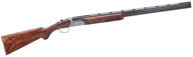 Rizzini USA 41012029 Round Body EM Full Size 20 Gauge Break Action 2rd 29" Vent Rib Barrel, Coin Anodized Silver Receiver, Fixed w/Prince of Whales Grip Grade III Turkish Walnut Stock