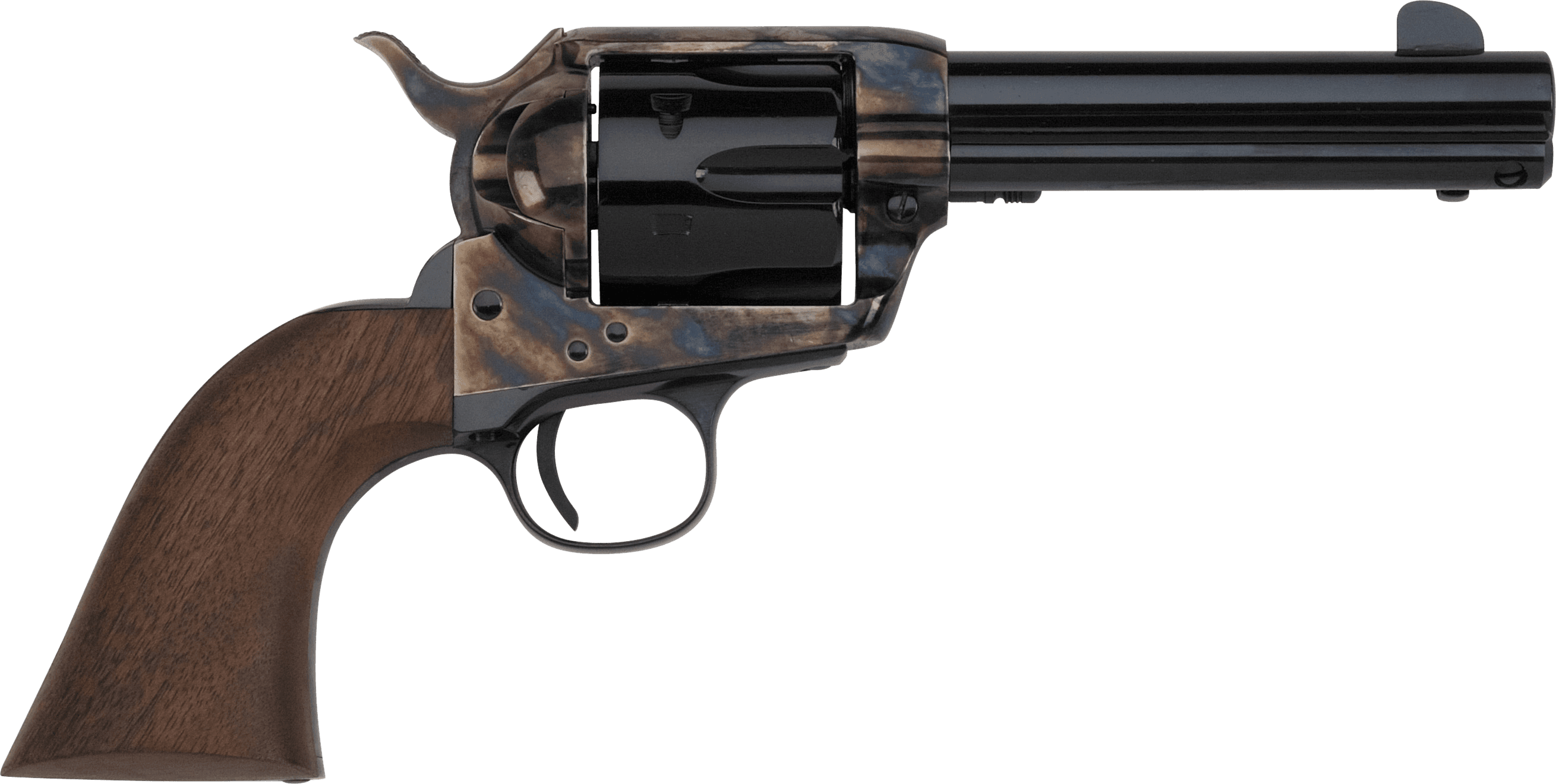 Pietta 1873 GWII Californian Revolver 357 Mag. 4.75 in. Case hardened/Blue Walnut Grip