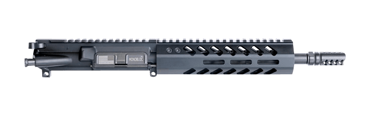 HM Defense MonoBloc Upper 9.50in 223 Rem 5.56 NATO AR-15 Pistol 8.50in M-LOK Optic Ready