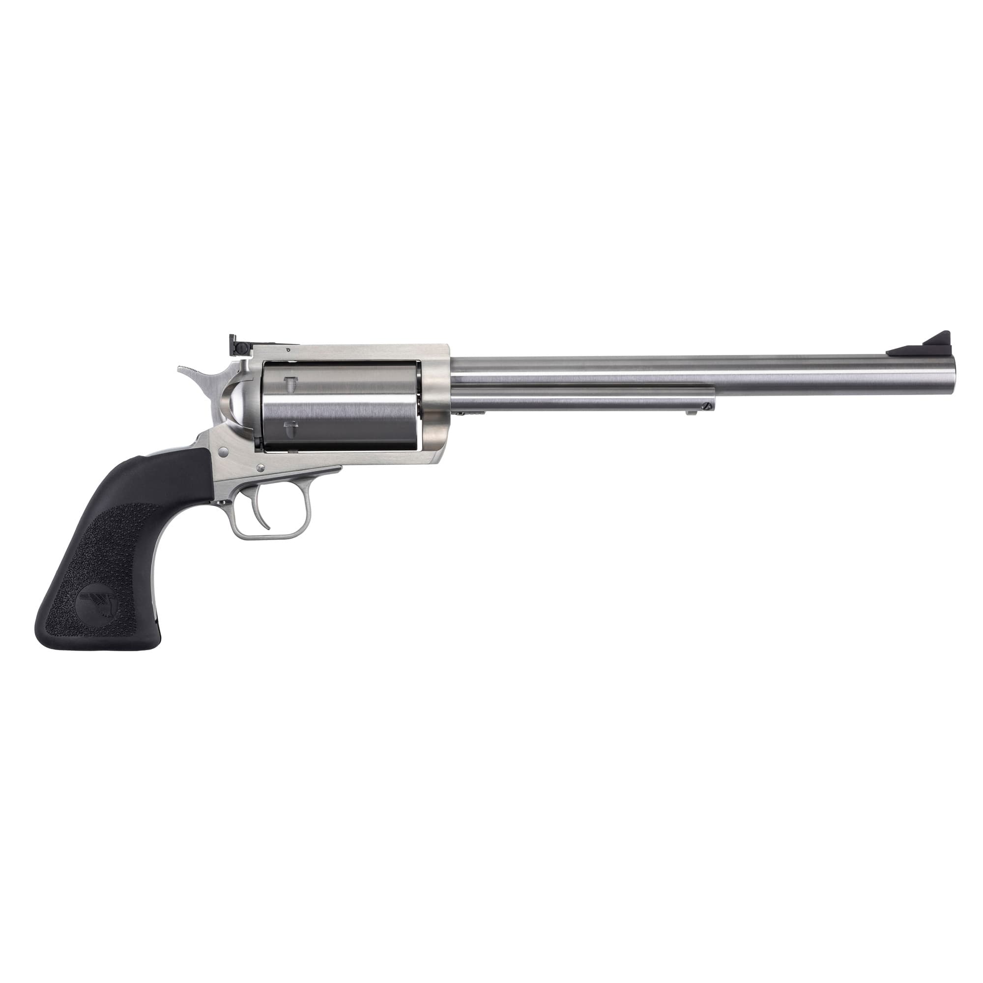 Magnum Research BFR30306 BFR Extra Large 30-30 Win 6 Shot 10" Brushed Stainless Steel Barrel & Cylinder, Stainless Steel Frame, Black Hogue Rubber Grip, Exposed Hammer