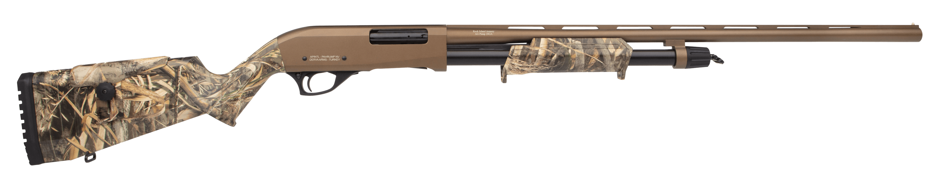 Armscor All Generations 20GA, 26in. Barrel, 5rd, Realtree Max-5 Camo Stock & Forend - Bronze (PA20H26MAXP)