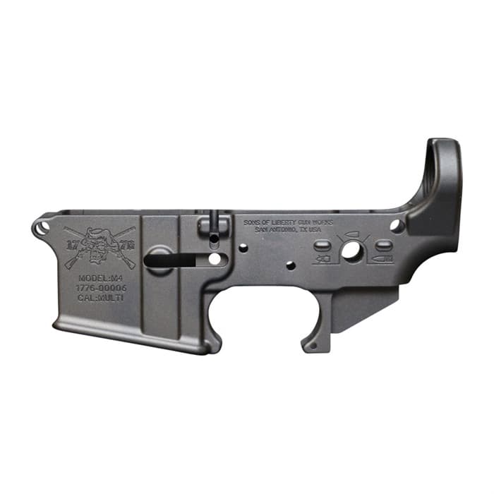 Sons of Liberty Gun Works Angry Patriot M4 Multi Caliber Stripped Lower Anodized