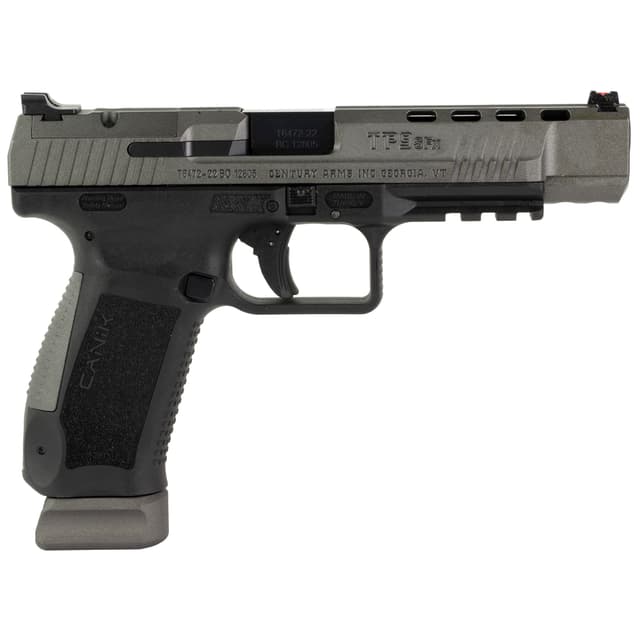 CANIK TP9SFx Pistol - Tungsten | 9mm | 5.2" Barrel | 2 - 20rd Mag | Full Accessory Kit | Includes MeCanik MO2 Optic