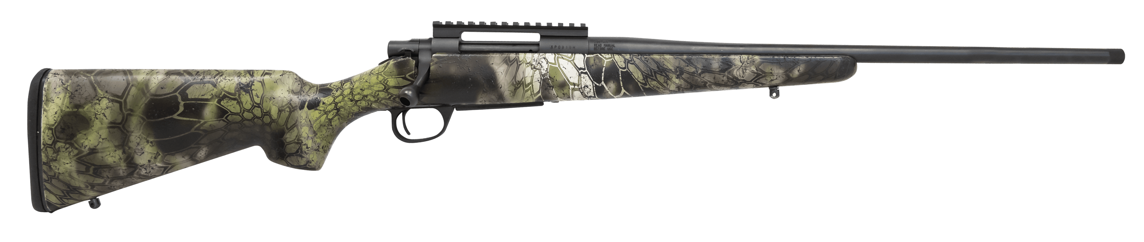 Howa HCSL65CRKAC M1500 Super Lite Full Size 6.5 Creedmoor 5+1 20" Blued Threaded Barrel, Blued Picatinny Rail Steel Receiver, Kryptek Altitude Fixed Stocky's Synthetic Stock