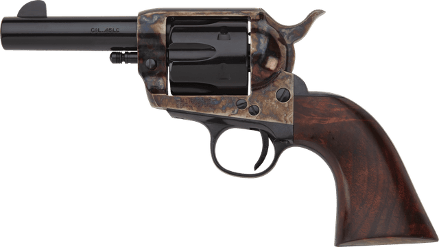 Pietta HF45CHS312NM 1873 Great Western II Sheriff 45 Colt (Long Colt) 6rd 3.50" Blued Steel Barrel & Cylinder, Color Case Hardened Steel Frame, Walnut Grip, Exposed Hammer