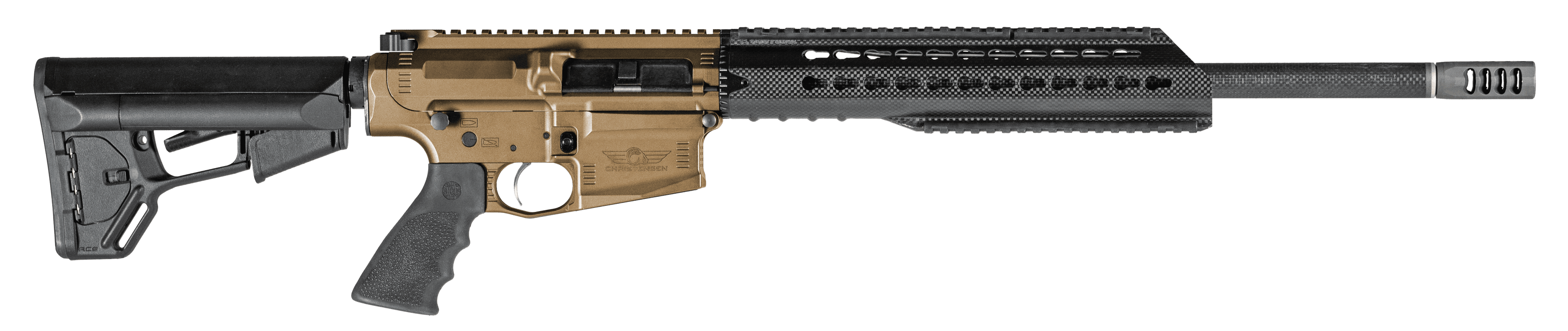 Christensen Arms 8010901601CA10 CA-10 DMR *CO Compliant 6.5 Creedmoor 10+1 20" Barrel, Burnt Bronze Cerakote Metal Finish, Black Adjustable Magpul STR Stock, Black Polymer Grip