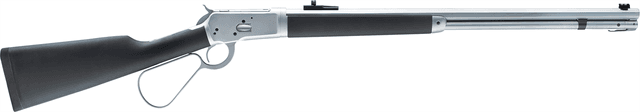 Taylors & Company 220110 1892 Alaskan Take-Down 44 Rem Mag Caliber with 10+1 Capacity, 20" Barrel, Matte Chrome Metal Finish & SoftTouch Black Synthetic Stock (Full Size)
