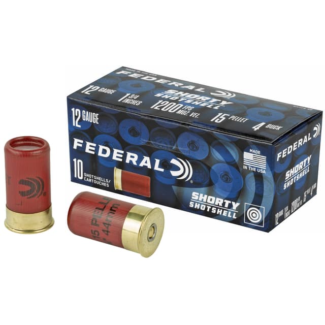 Federal, Shorty Load, 12 Gauge, Buckshot, 15/16 oz, 10 Rounds