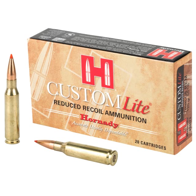 Hornady Custom Lite 7mm-08 Remington Super Shock Tip 120 Grain 20 Rounds
