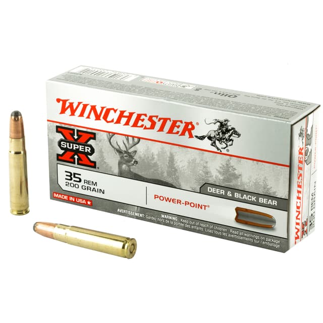 Winchester Super X, 35 Remington, Power Point, 200 Grain, 20 Rounds