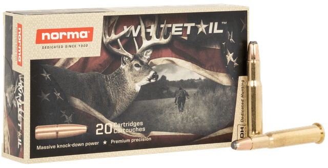 Norma Ammunition 20177672 Whitetail 30-30Win 150gr Soft Point 20 Rounds