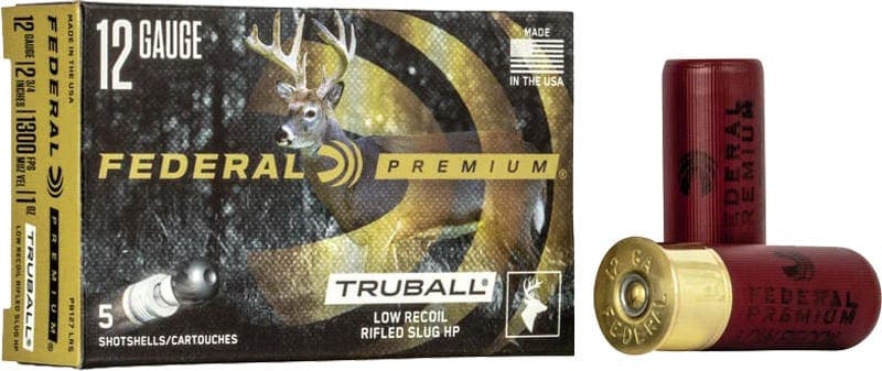 Federal Premium Vital-Shok 12 Gauge TruBall Slug 1 Ounce 5 Rounds