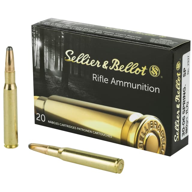 Sellier & Bellot 30-06 Sprg 180gr SP 20rd Box