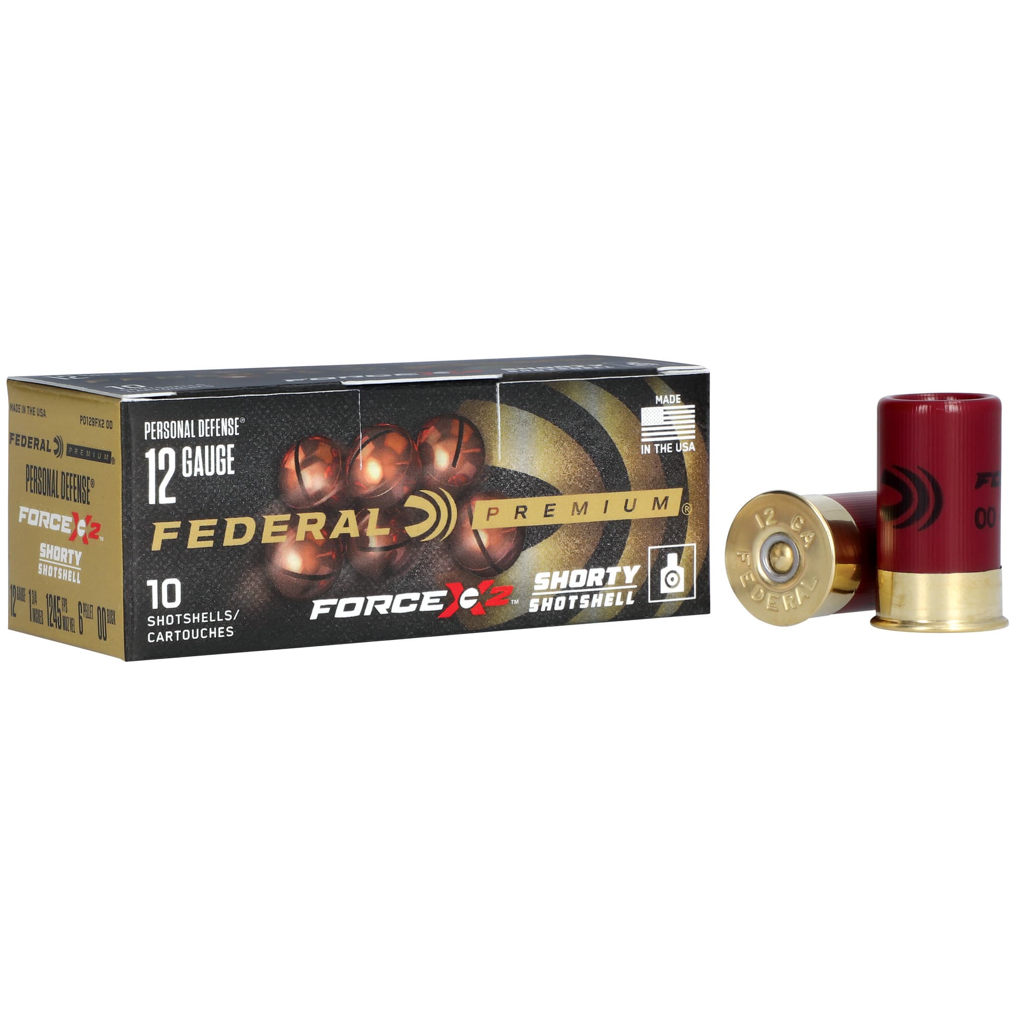 Federal Premium Force X2 12 Gauge Buckshot 00 Grain 10 Rounds